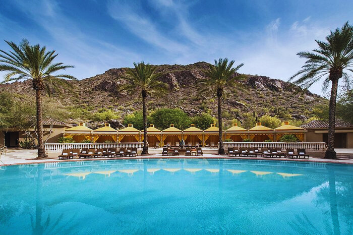 Canyon suites at the Phoenician , best resorts in the US