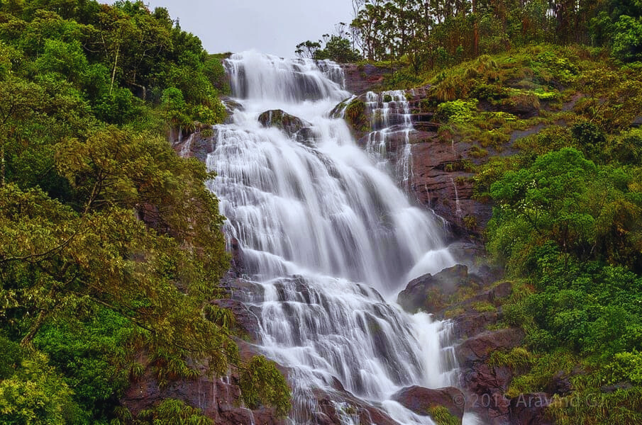 chinnakinal waterfall (places to visit in august)