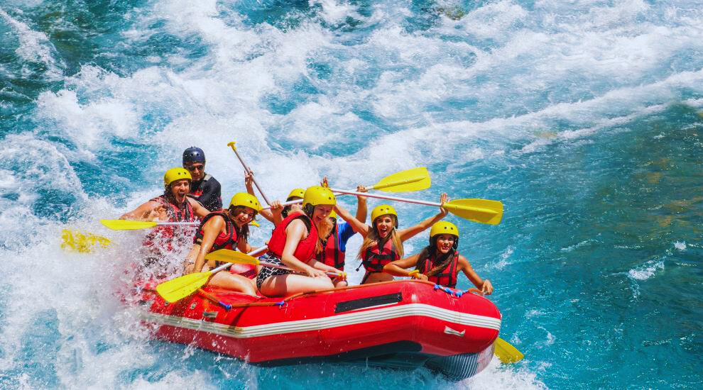 river rafting (Places to visit in september)