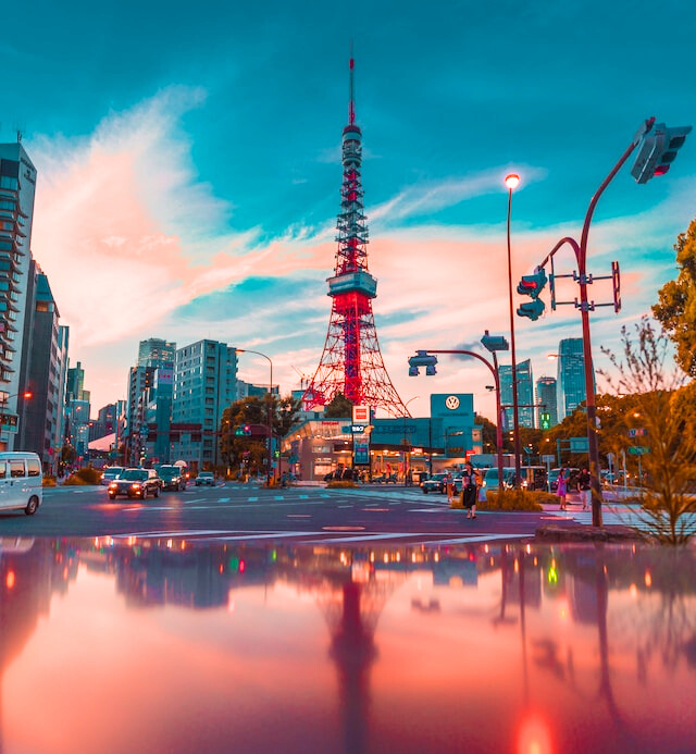 Tokyo tower (best countries to visit for history buffs)