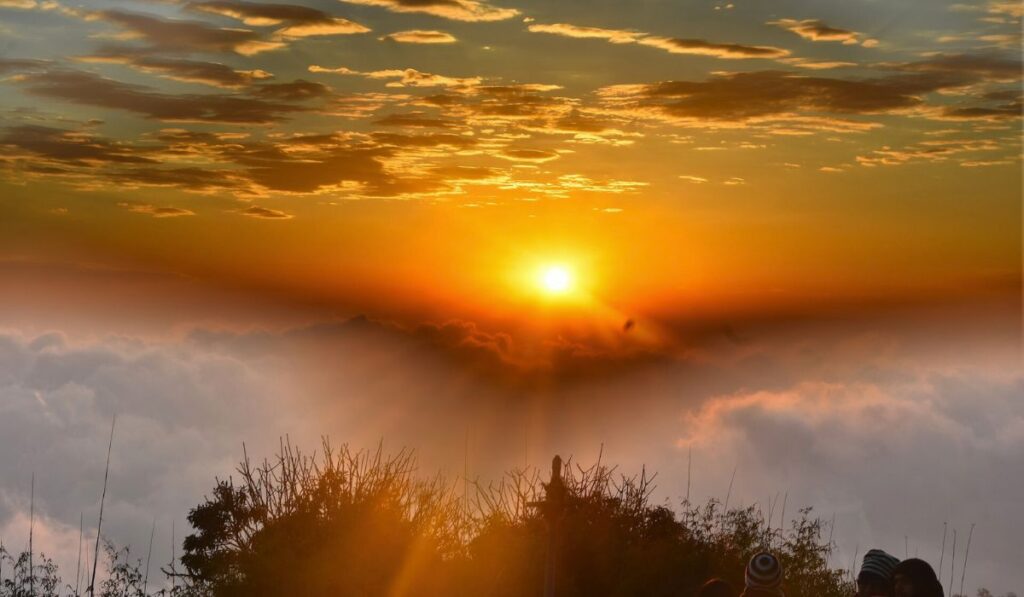 Tiger hill in Darjeeling