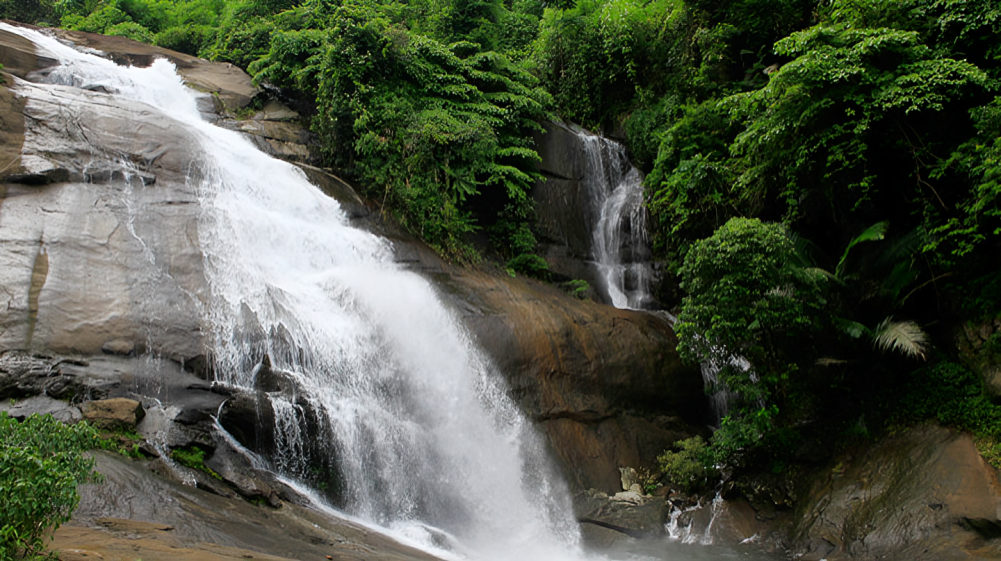 Thusharagiri Falls in Kozhikode