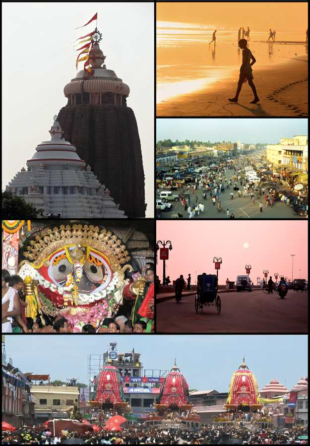 Puri as top tourist place in Odisha