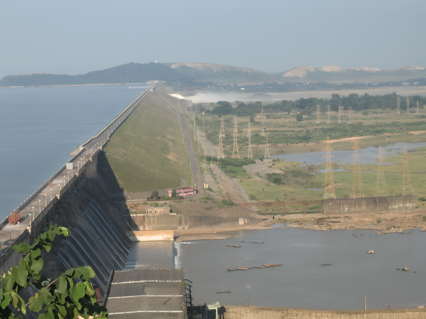 Hirakud dam in Odisha